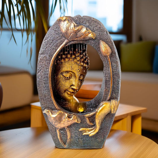 Buddha Water Fountain for Home Decor